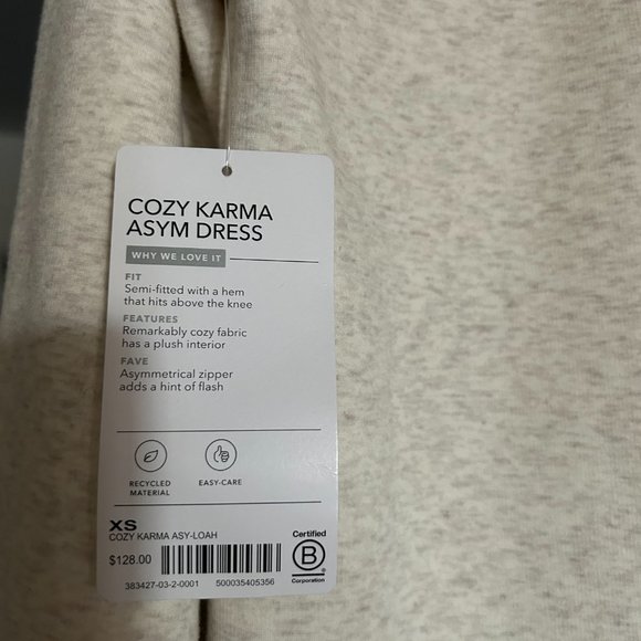 COZY KARMA ASYM DRESS - Picture 5 of 5